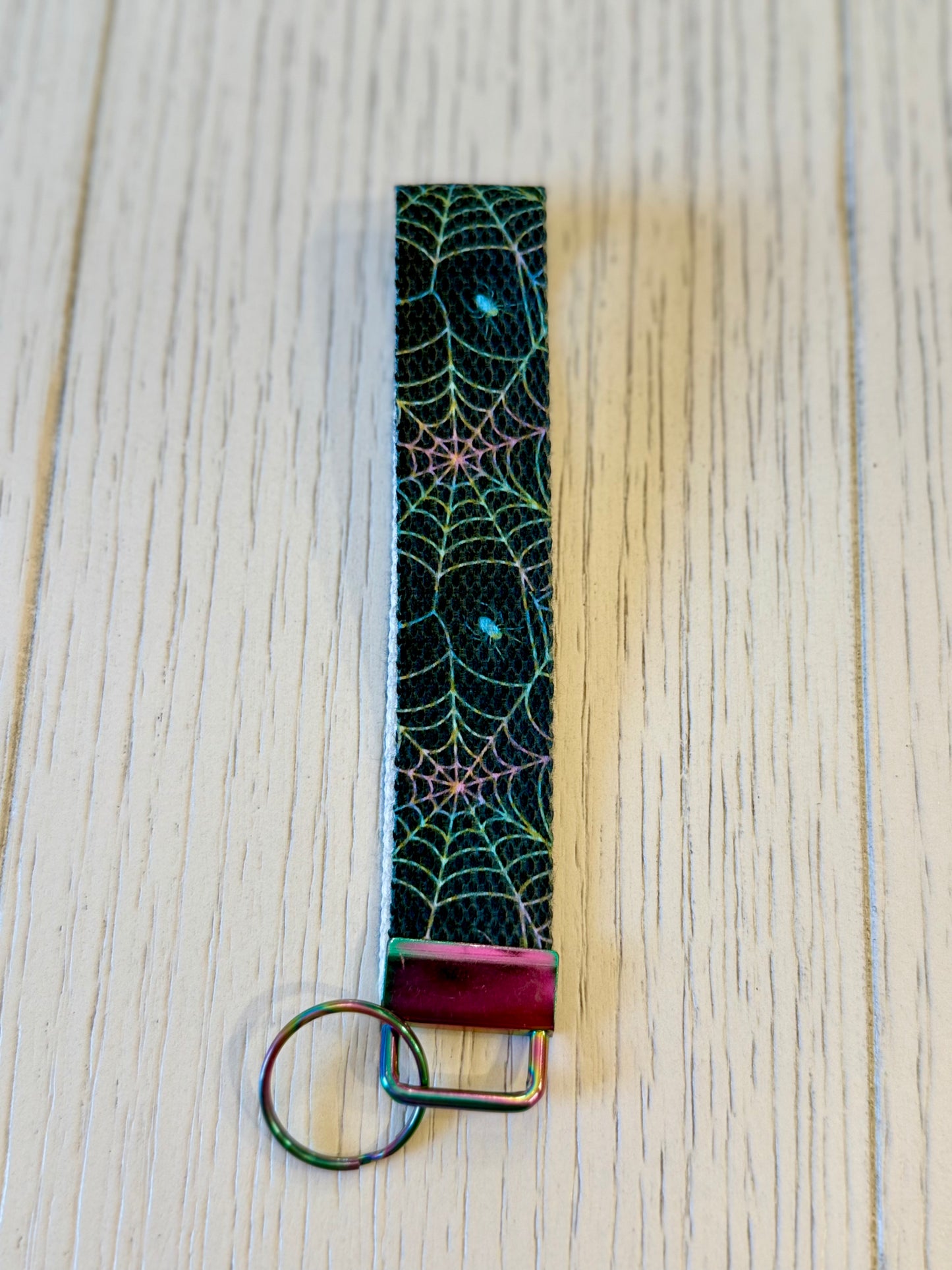 Fall & Halloween Canvas Keychain Wristlets – Functional & Festive 🍂🎃✨