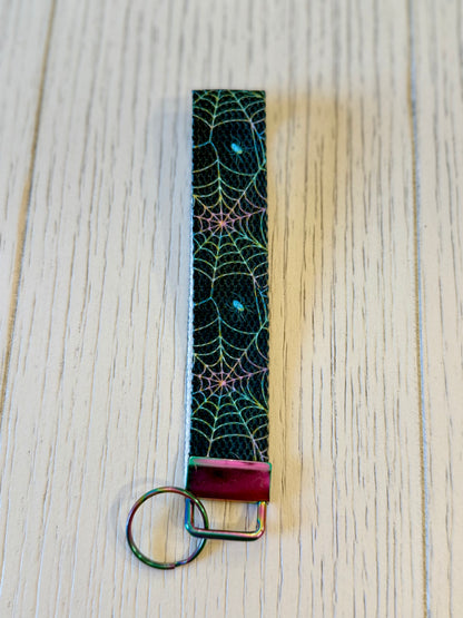 Fall & Halloween Canvas Keychain Wristlets – Functional & Festive 🍂🎃✨