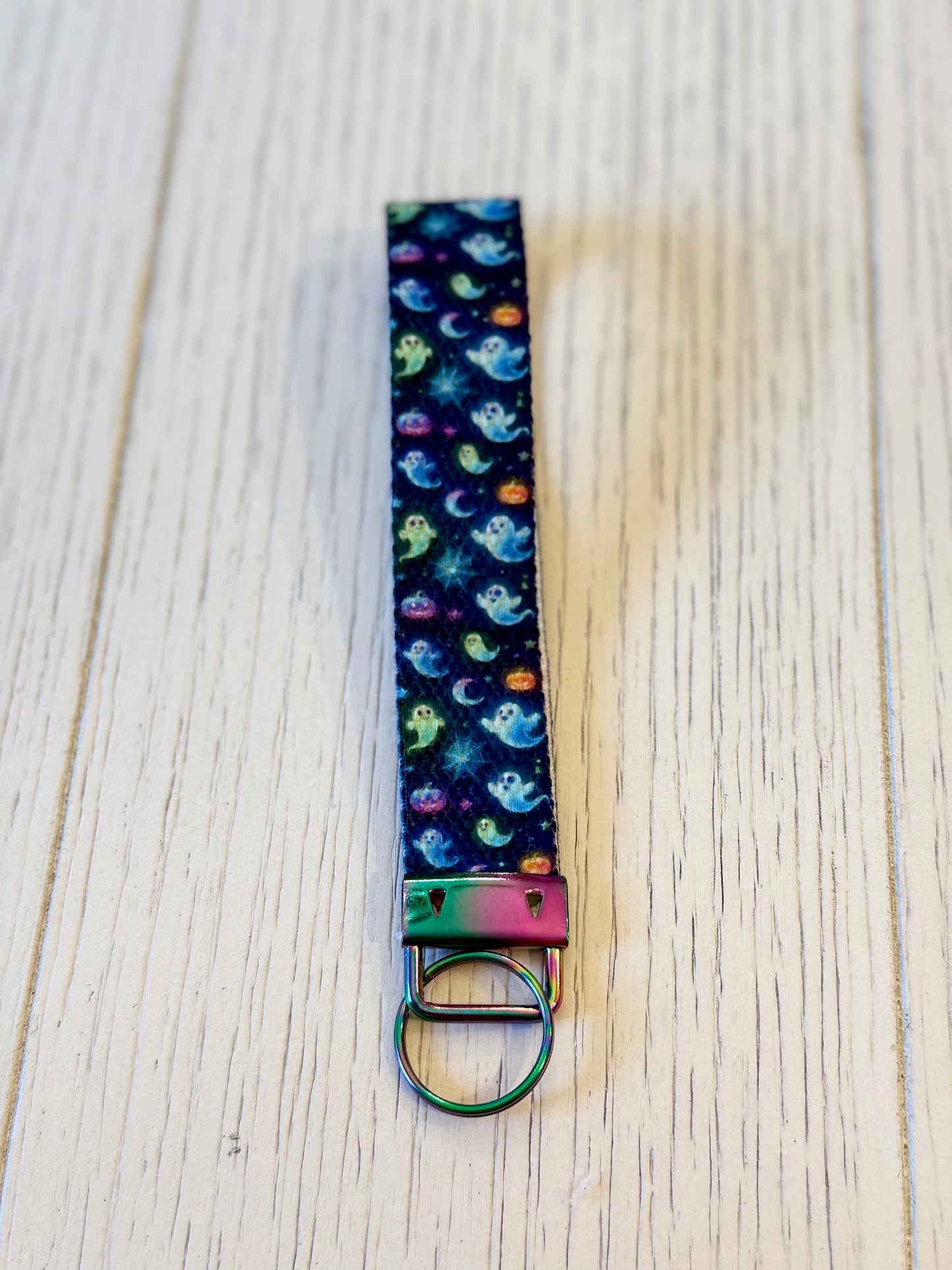 Fall & Halloween Canvas Keychain Wristlets – Functional & Festive 🍂🎃✨