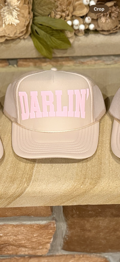 Bold puff vinyl hats made just for you – pick your color & saying!