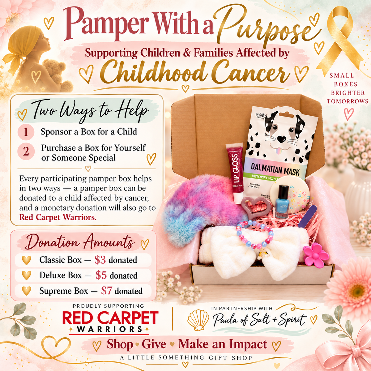 Donate a Pamper Box for a Child 💛