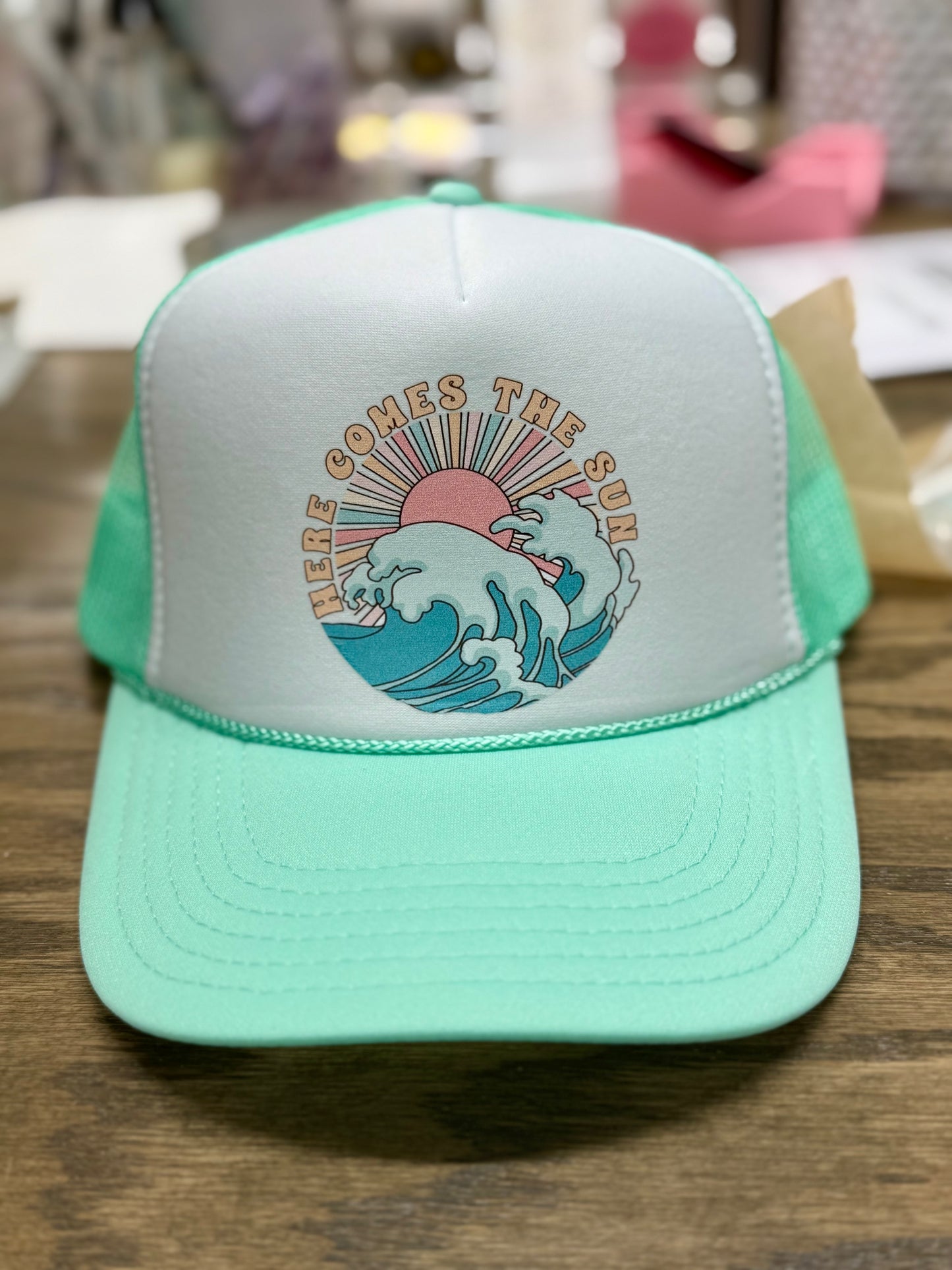 Here Come The Sun Trucker Hat