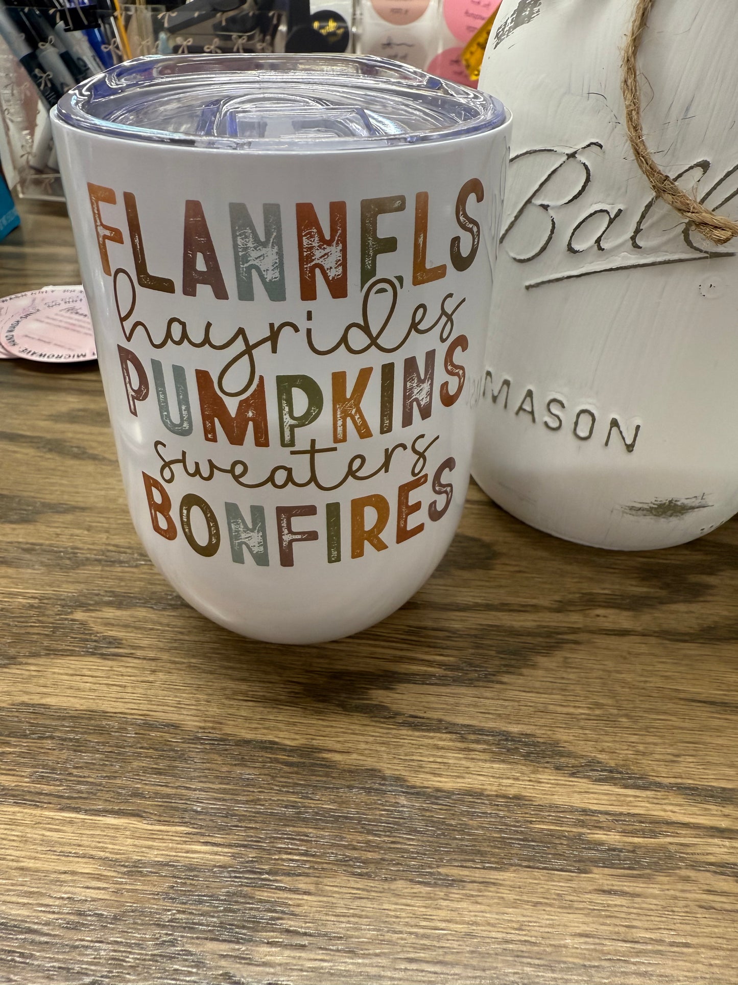 12 oz Wine Tumblers