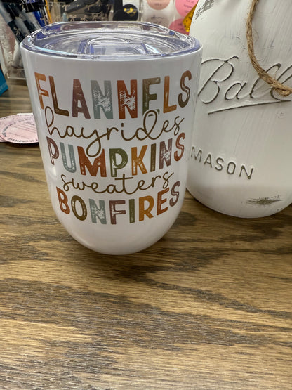 12 oz Wine Tumblers