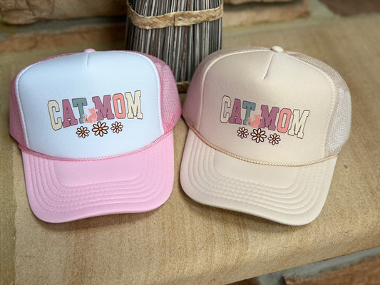Cat Mom Trucker Hat