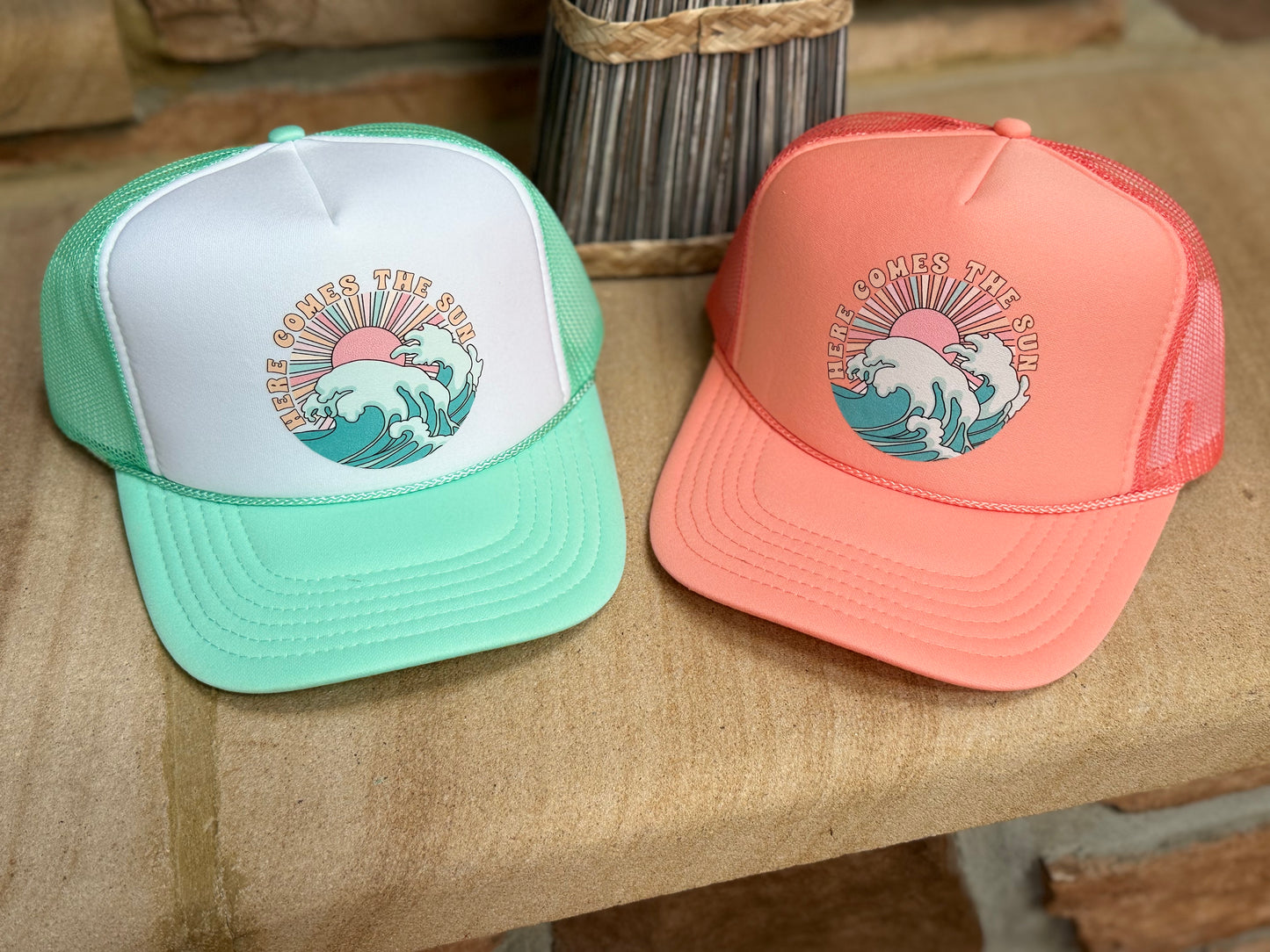 Here Come The Sun Trucker Hat