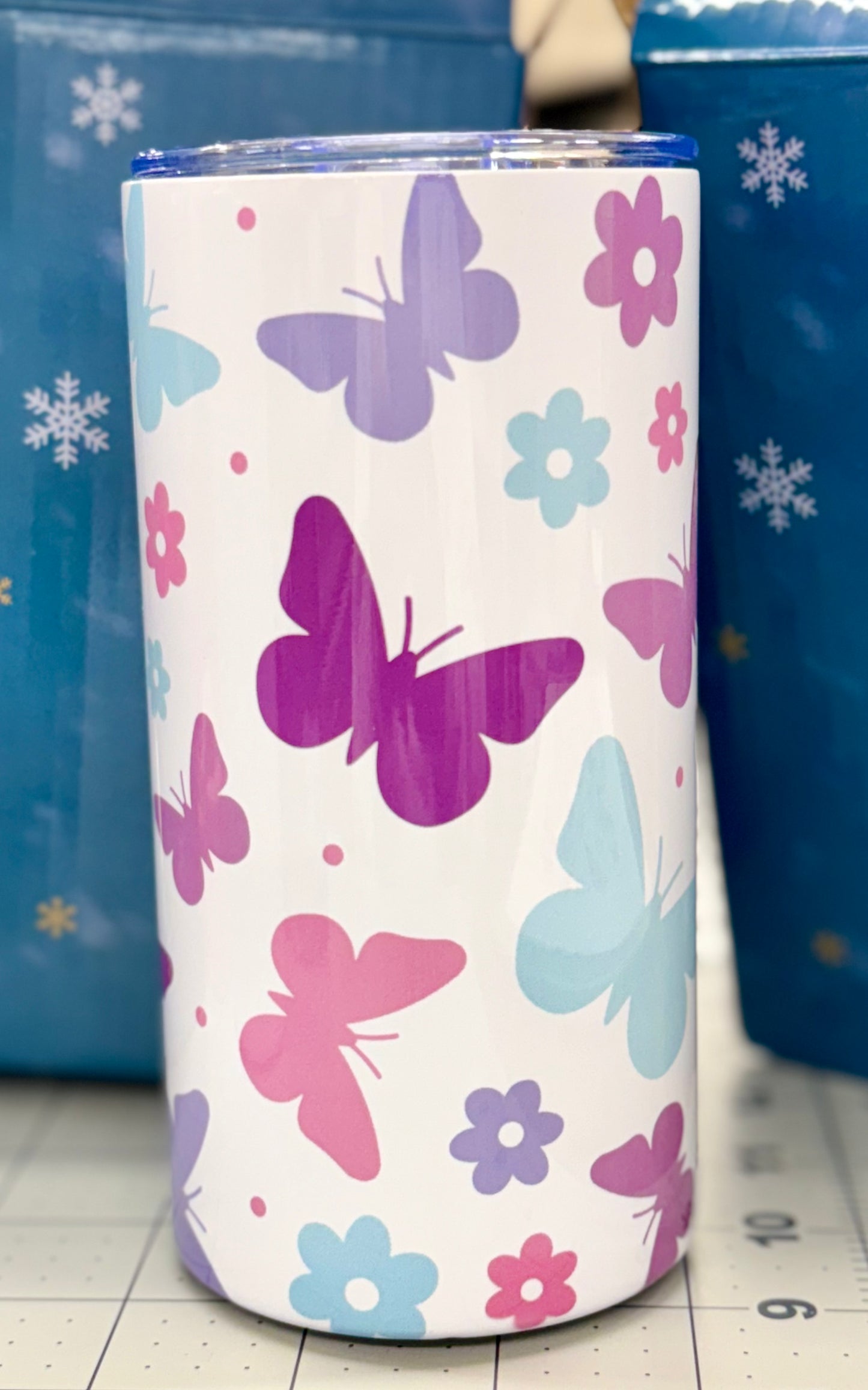 12oz Stainless Steel Skinny Tumblers – Perfect for Kids (Choose your Design)