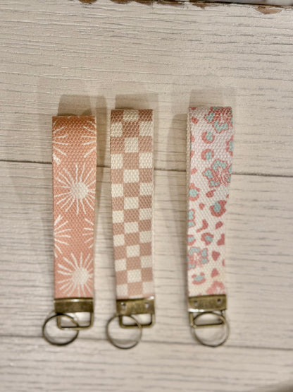 Summer Canvas Wristlet Key Chains – Ready to Ship Sale