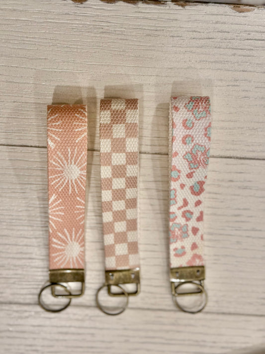 Summer Canvas Wristlet Key Chains – Ready to Ship Sale