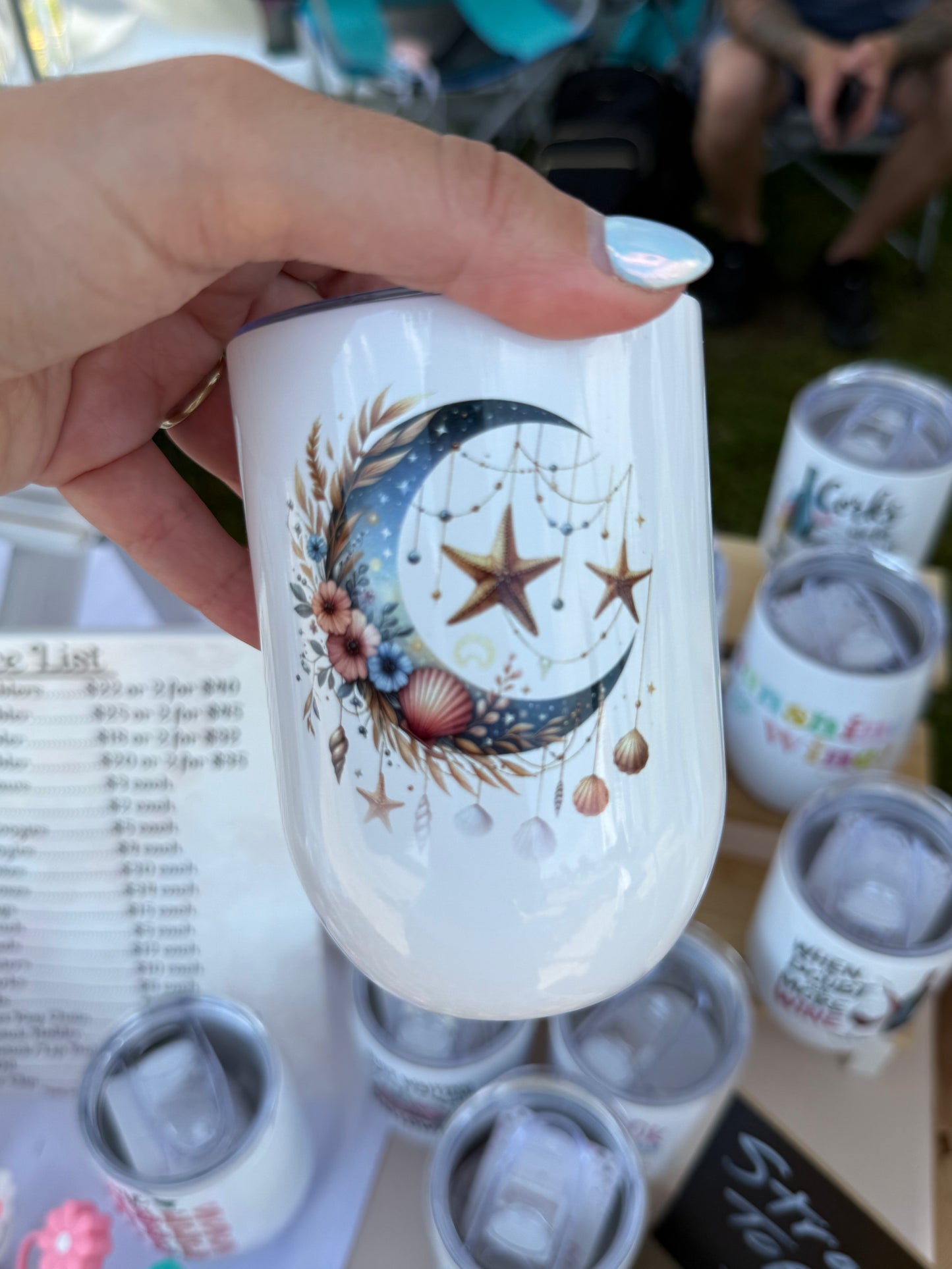 Summer 12 oz Wine Tumblers – Ready to Ship Sale