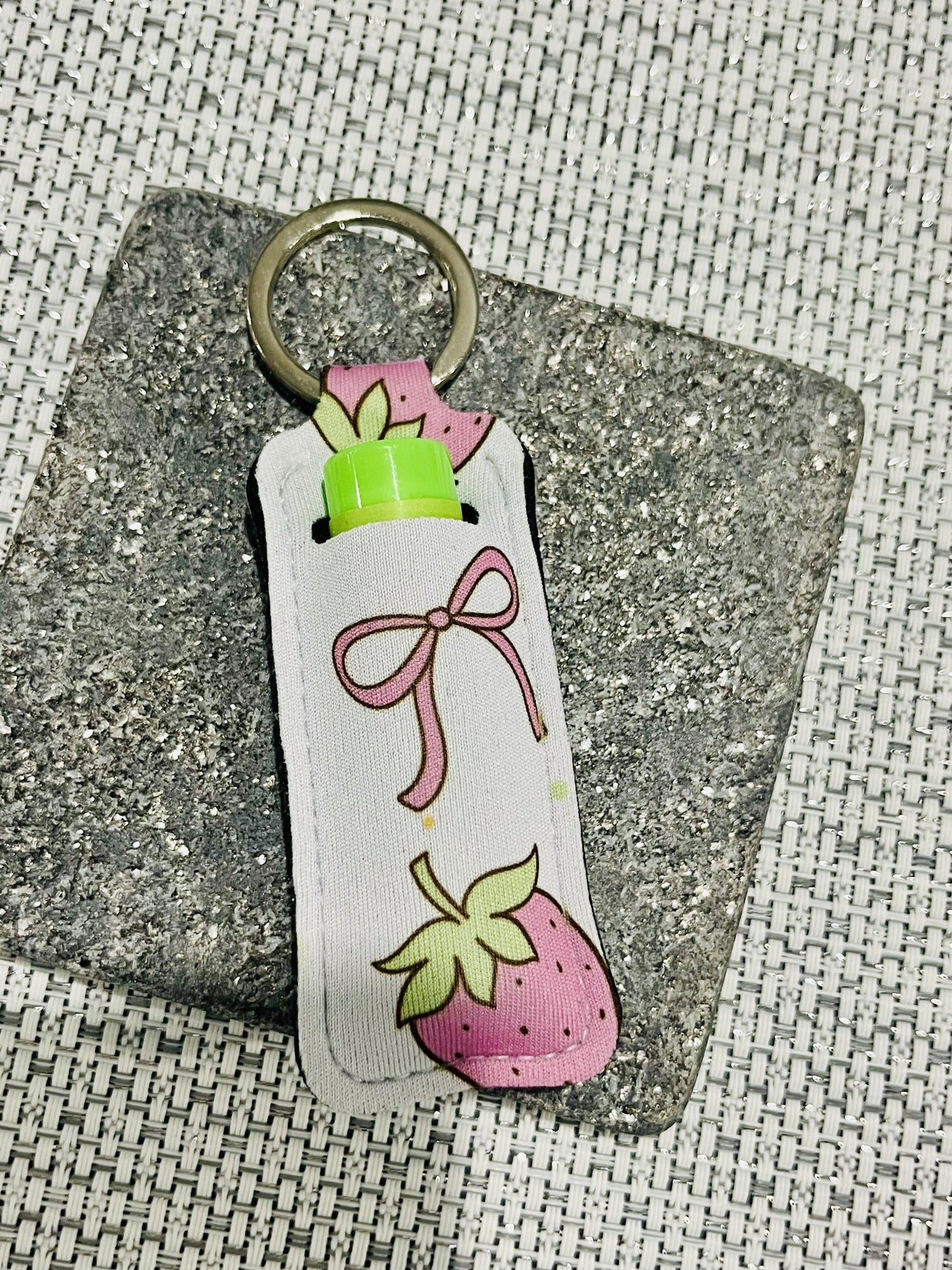 CHAPSTICK HOLDER KEY RING PATTERNS
