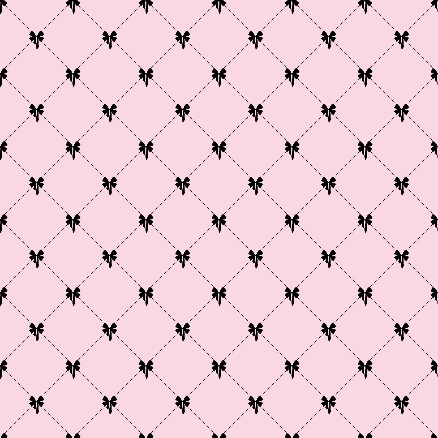 PINK & BLACK BOWS