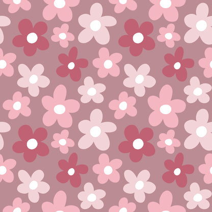 RETRO FLOWERS PINK